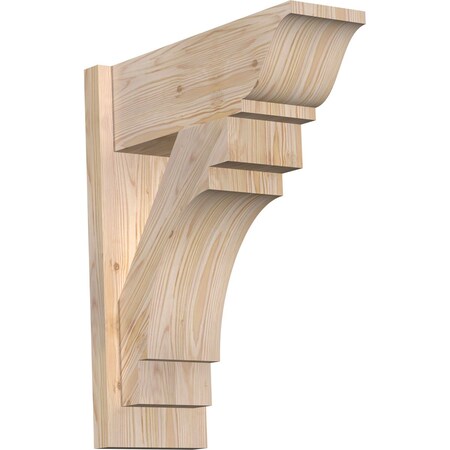 Ekena Millwork Merced Smooth Traditional Outlooker, Douglas Fir, 7 1/2"W x 20"D x 24"H OUT08X20X24MRC01SDF